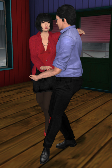 Myself, doing a couple dance with my brother Jupiter