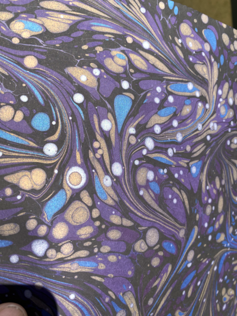 A detail shot of the beautifully dynamic mess of the pattern. A detail shot of the beautifully dynamic mess of the pattern.